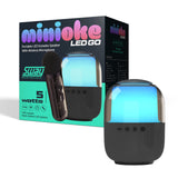 Sway - Minioke Led Go Bluetooth Karaoke Speaker - Black