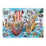 Cobble Hill Family Piece's 350 Puzzle - Viking Voyage (Family) - Sample Poster Included