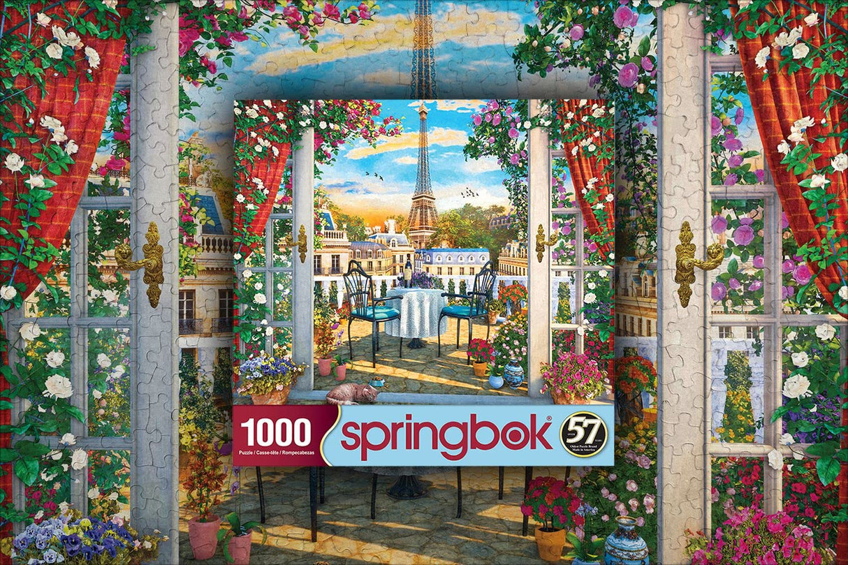 Springbok 1000 Piece Jigsaw Puzzle Luxurious Lookout - Made in USA