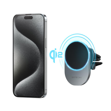 Satechi - Qi2 Wireless Car Charger - Space Gray