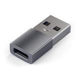 Satechi - Aluminum Usb A 3.0 To Usb C Adapter - Space Gray