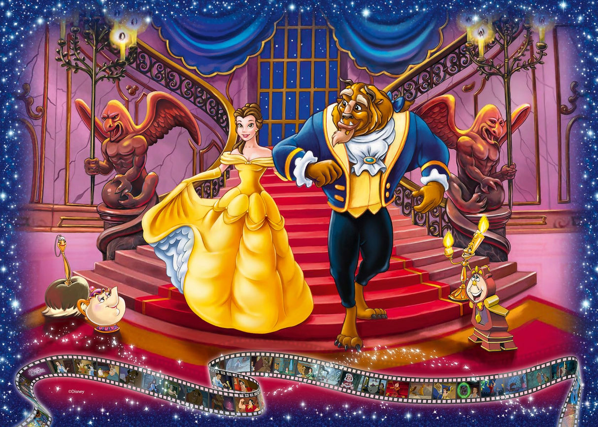 Ravensburger Disney Collector's Edition Beauty and The Beast 1000 Piece Jigsaw Puzzle for Adults - Handcrafted Tooling, Made in Germany, Every Piece Fits Together Perfectly