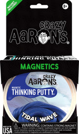 Crazy Aaron's Thinking Putty, 3.2 Ounce, Super Magnetic Tidal Wave