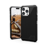 Urban Armor Gear (uag) - Metropolis Lt Magsafe Case For Apple Iphone 15 Pro Max - Kevlar Black