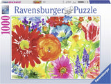 Ravensburger Abundant Blooms | 1000-Piece Jigsaw Puzzle for Kids and Adults | Precision-Made for Perfect Fit | Unique Anti-Glare Surface | Engaging Activity for Brain Development