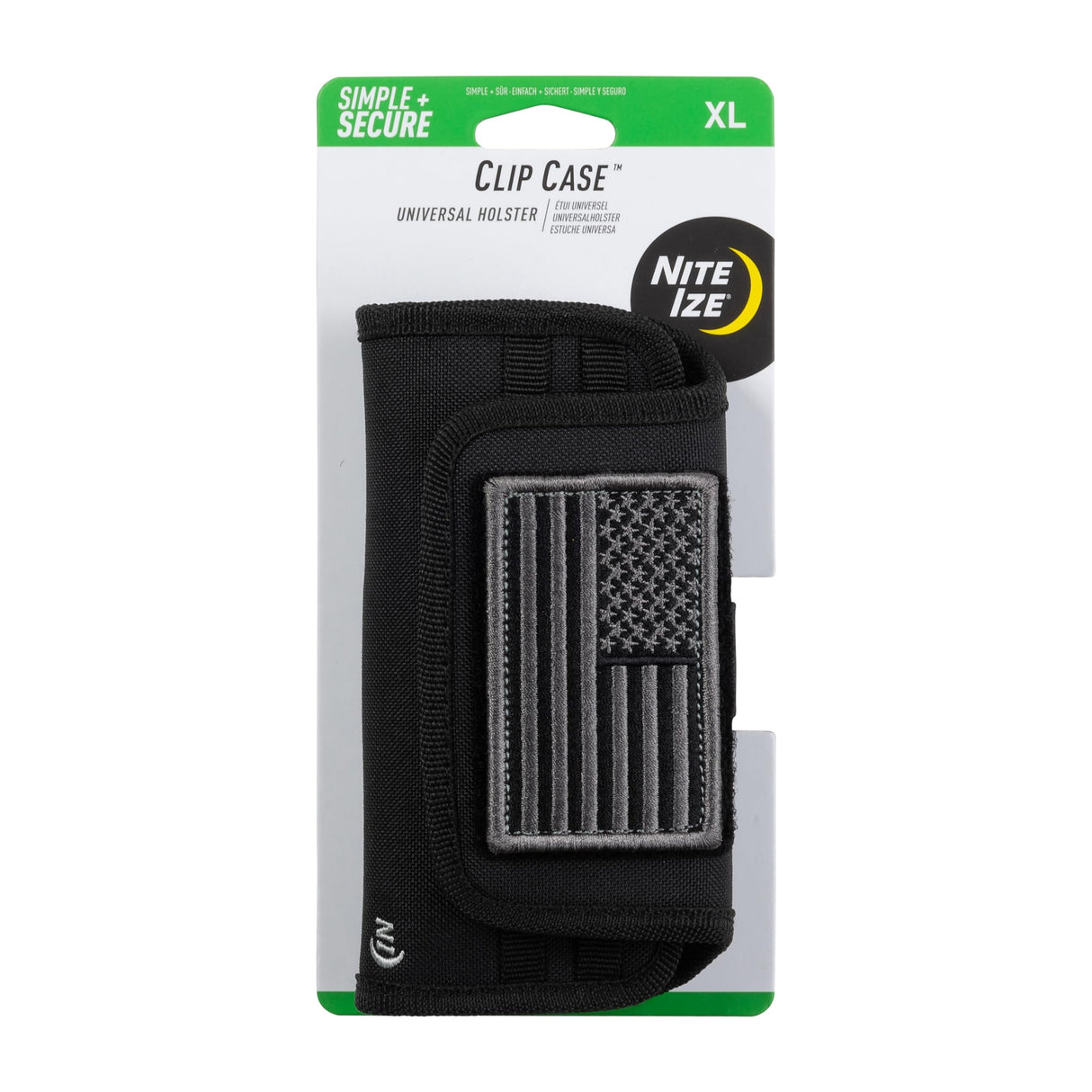 Nite Ize - Clip Case Horizontal Phone Holster Xl - Black