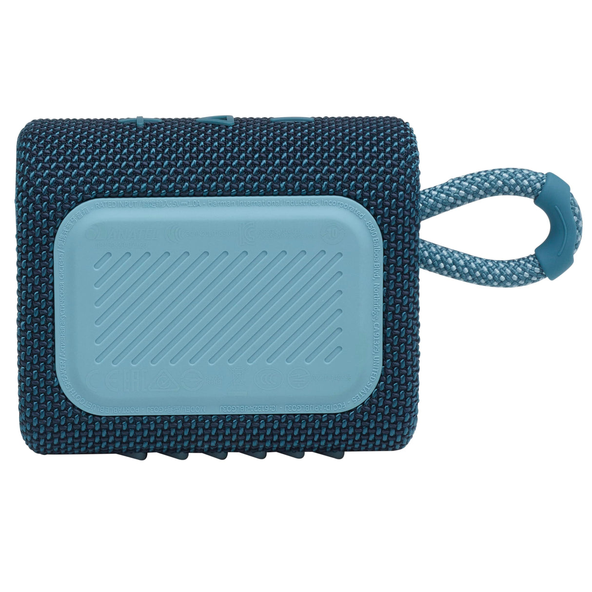 Jbl - Go 3 Waterproof Bluetooth Speaker - Blue