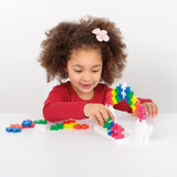 PLUS PLUS - Big – Open Play Tube – 15 Piece Neon Color Mix – Construction Building STEM – Interlocking Large Puzzle Blocks for Toddlers and Preschool