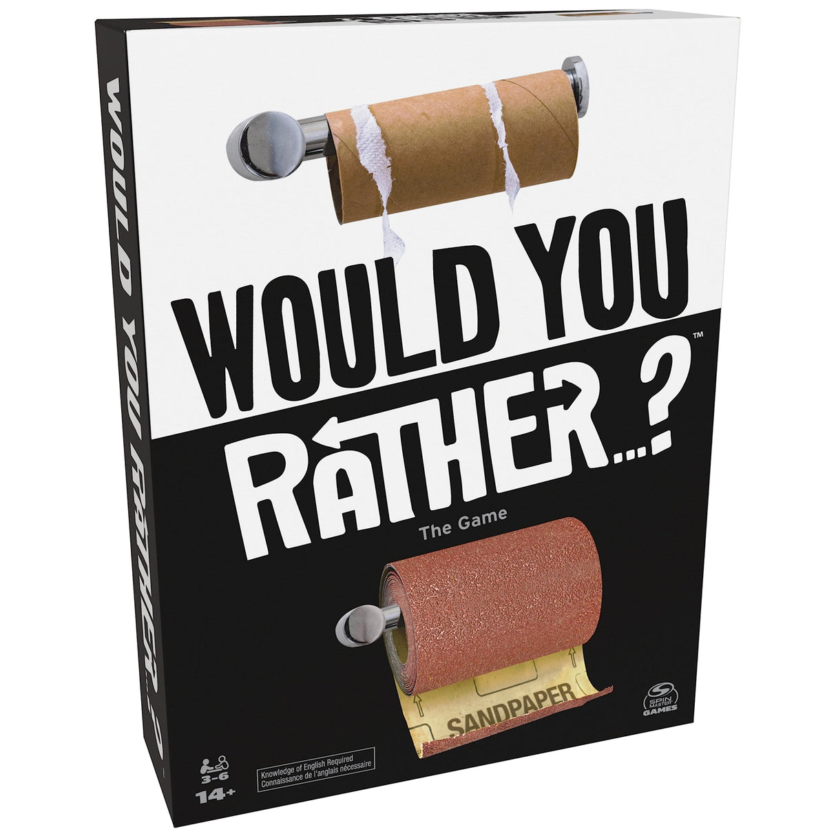 Spin Master Games, Would You Rather? Funny Card Game for College, Friendsgiving Party Games, Adult Card Games, Christmas Gifts for Teens, for Ages 14+