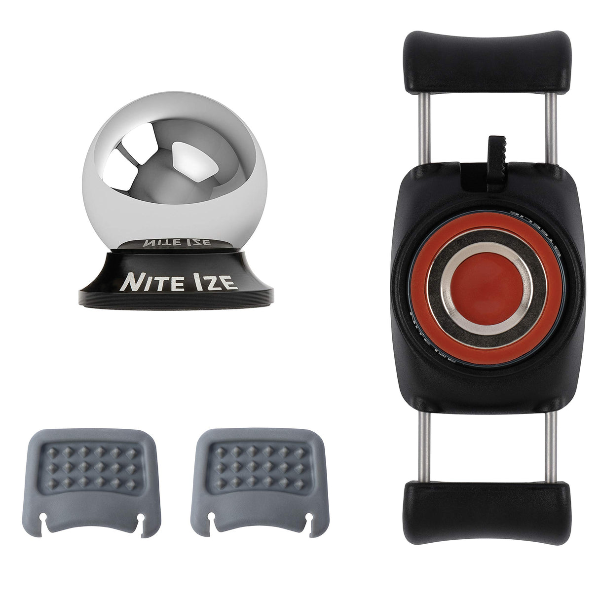 Nite Ize - Steelie Magnetic Freemount Car Mount Kit - Silver And Black