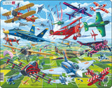 Larsen Puzzles Airplane Show 64 Piece Children's Jigsaw Puzzle