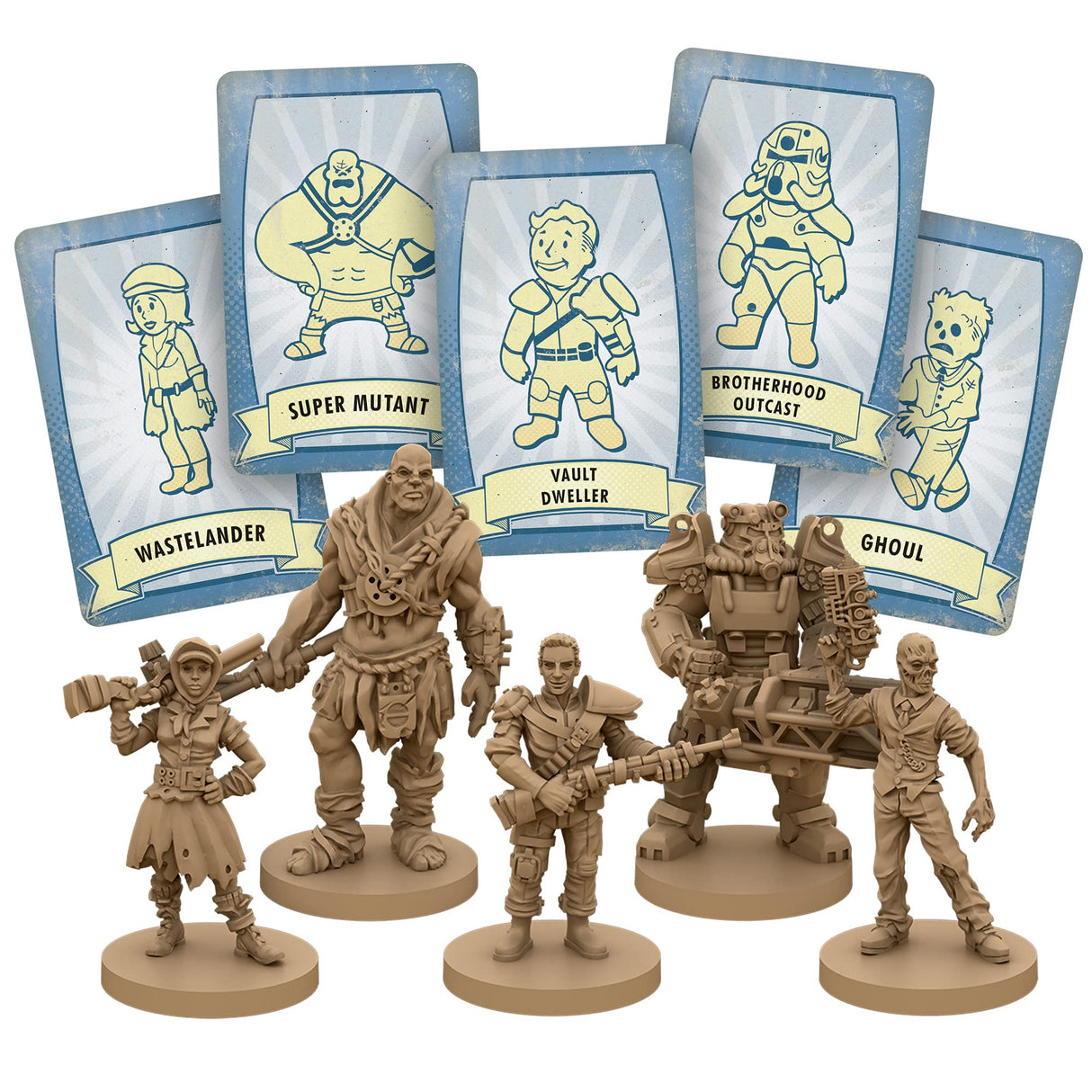 Fallout The Board Game (Base) | Strategy | Apocalyptic Adventure Game for Adults and Teens | Ages 14 and up | 1 to 4 Players | Average Playtime 2-3 Hours | Made by Fantasy Flight Games