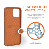 APPLE IPHONE 12/12 PRO URBAN ARMOR GEAR BIODEGRADABLE OUTBACK CASE (UAG)- ORANGE