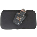 TEKYA LARGE TOUGH TEK BLACK HORIZONTAL POUCH WITH MAGNETIC CLOSURE