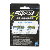 Nerf Hyper 25-Round Boost Refill, Includes 25 Hyper Rounds, for Use Hyper Blasters, Stock Up Hyper Games,Multi