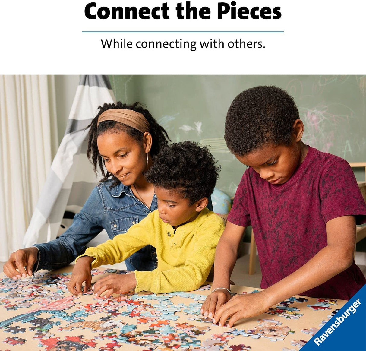 Ravensburger Cute Crafters - Large Format Jigsaw Puzzle for All Ages | 750 Unique Pieces | Softclick Technology for Perfect Fit | FSC Certified | Ideal for Brain Game & Educational Fun