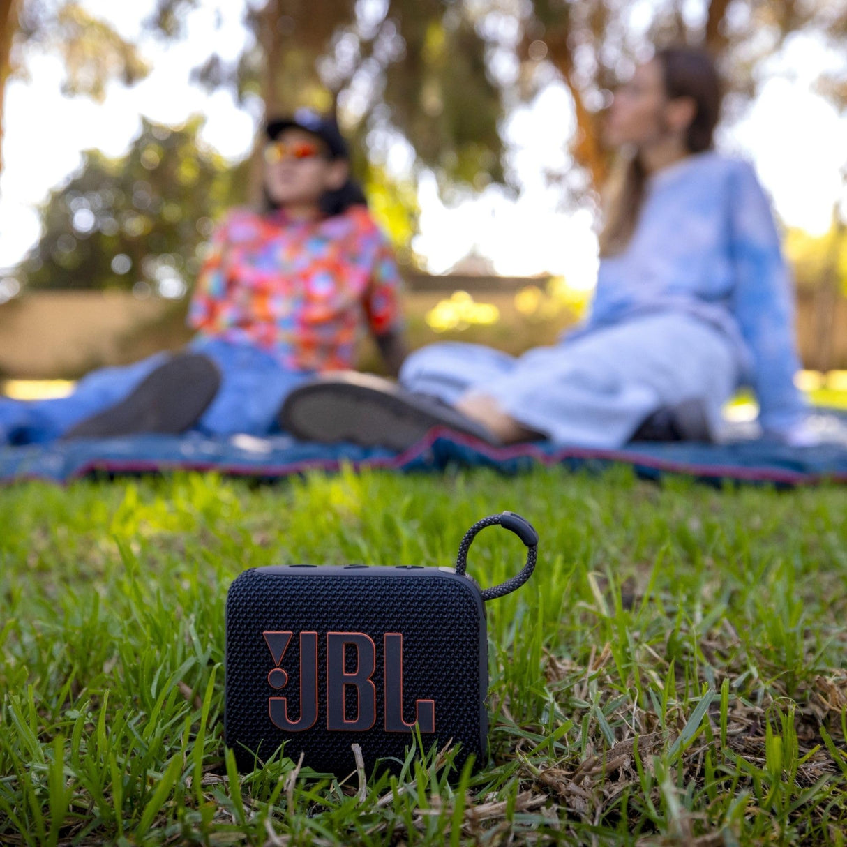 Jbl - Go 4 Waterproof Bluetooth Speaker - Black