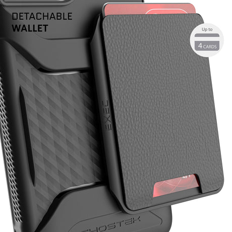 Ghostek Galaxy S21 Plus - Magnetic Wallet Case with Leather