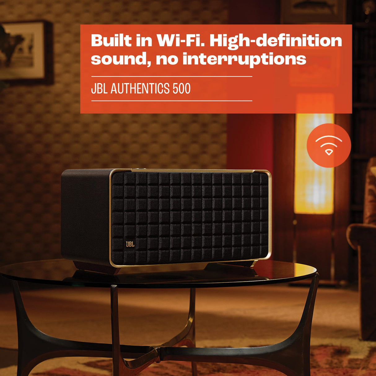 Jbl - Authentics 500 Wireless Home Speaker - Black