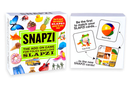 TENZI SNAPZI - The Add-On Party Card Game for Folks Who Love SLAPZI - 2-10 Players - Ages 8-98