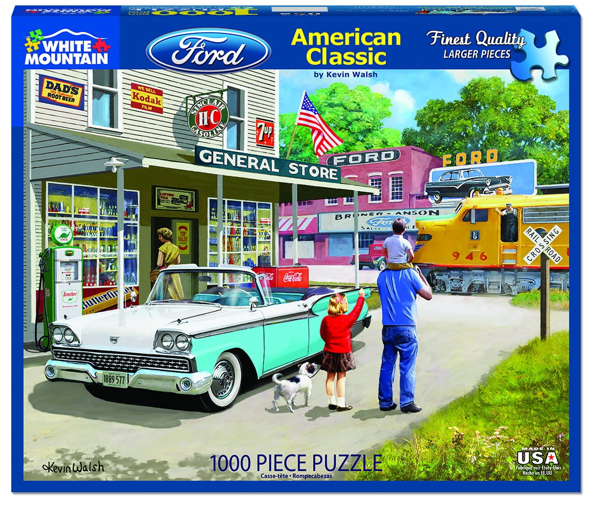 White Mountain Puzzles American Classics - 1000 Piece Jigsaw Puzzle