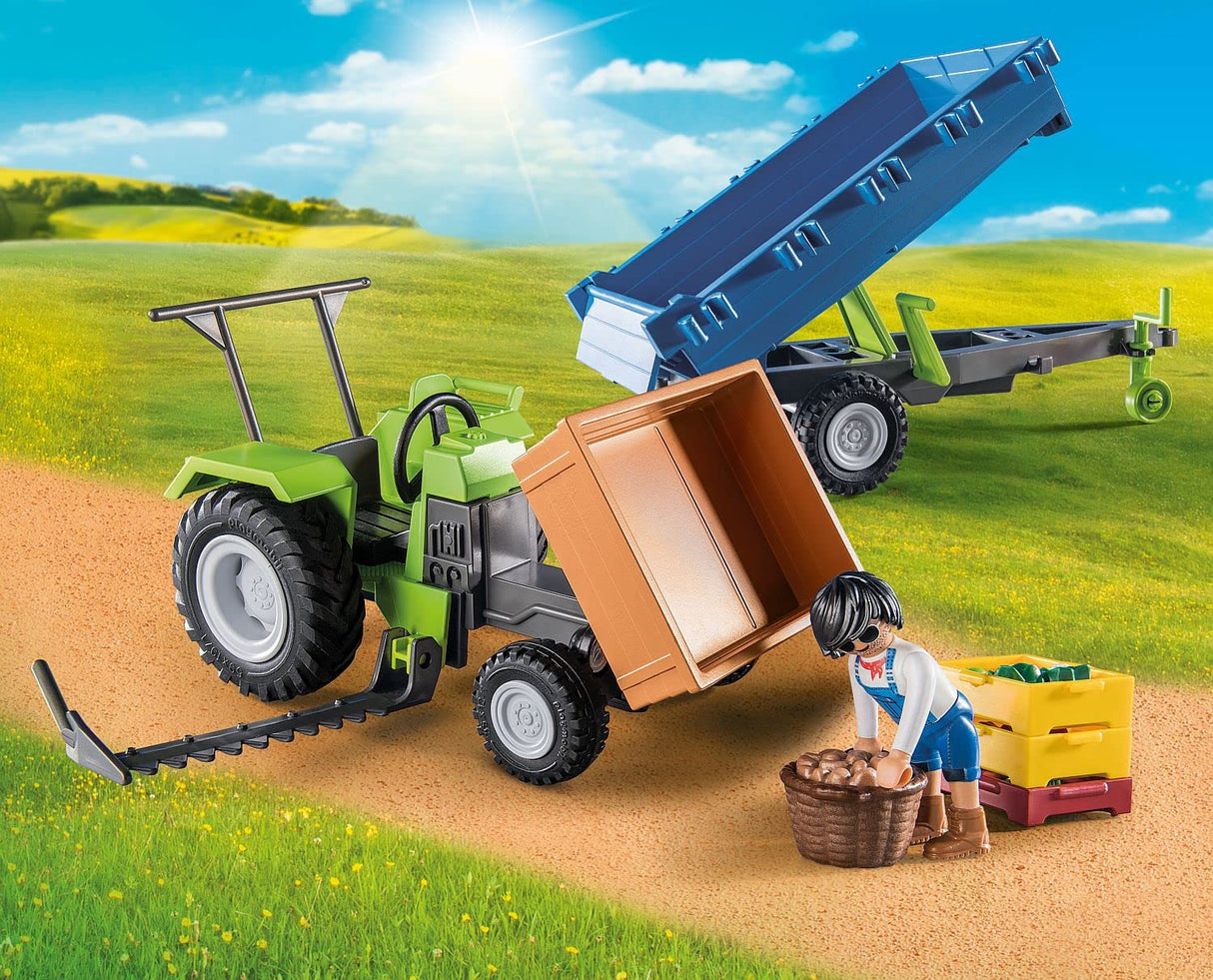 Playmobil Harvester Tractor with Trailer