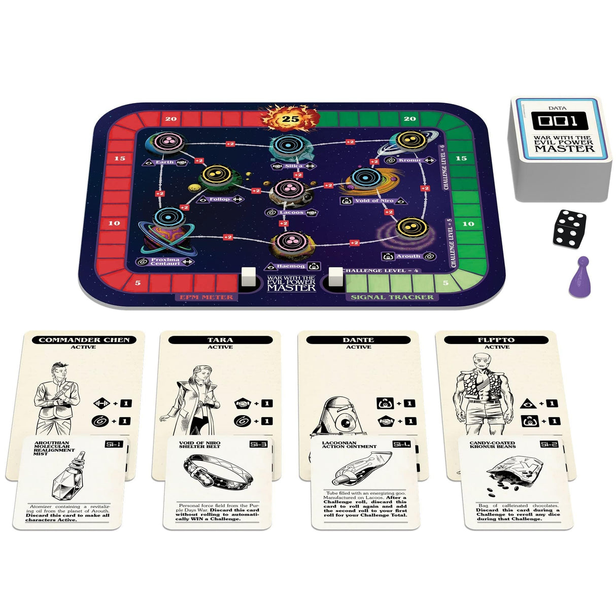 Choose Your Own Adventure: War with The Evil Power Master Board Game - Save The Galaxy in a Cooperative Narrative Adventure! Ages 10+, 1+ Players, 1+ Hour Playtime, Made by Z-Man Games