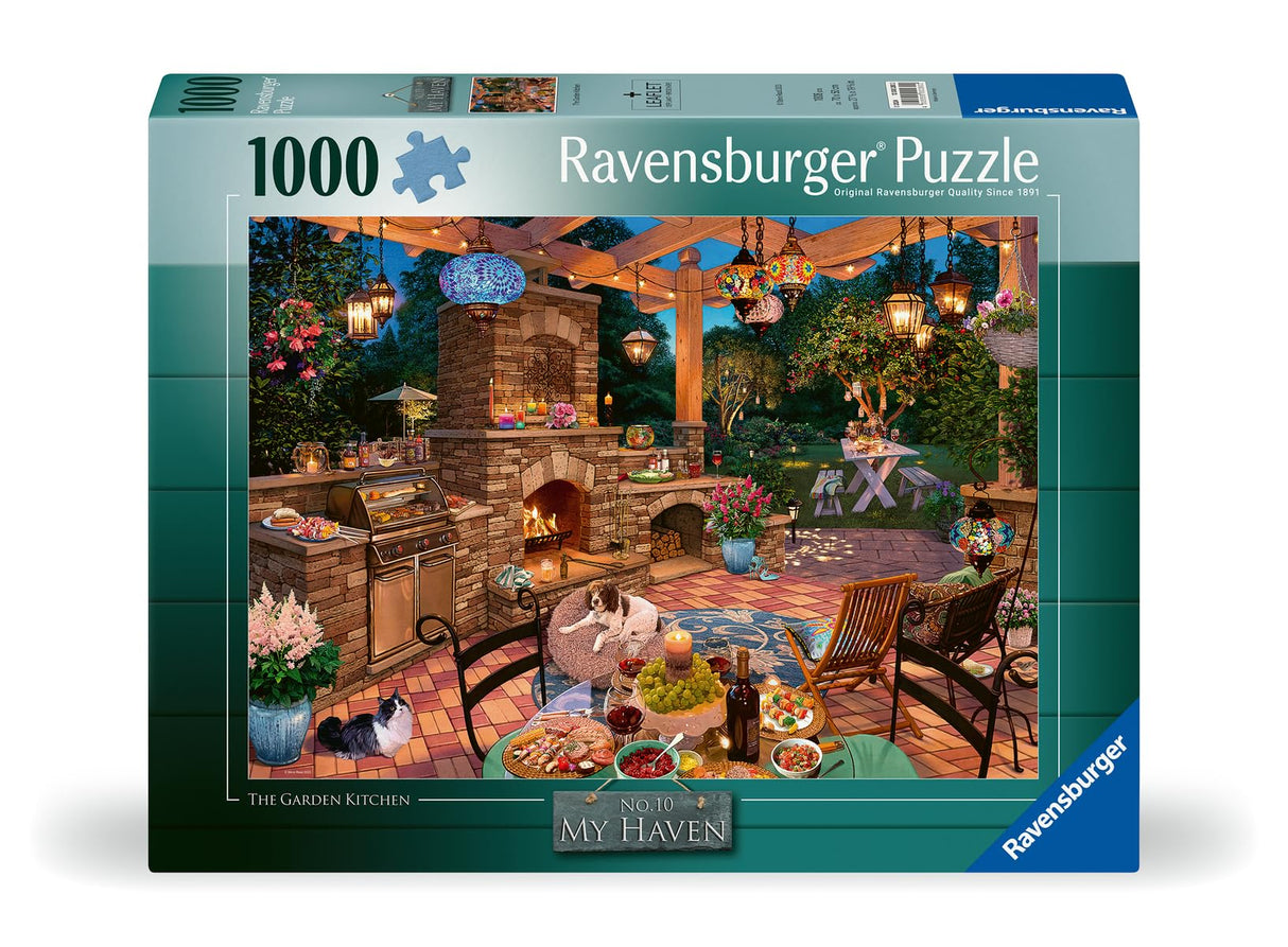 Ravensburger The Garden Kitchen 1000 Piece Jigsaw Puzzle for Adults - Handcrafted Tooling, Made in Germany, Every Piece Fits Together Perfectly