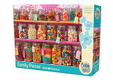 Cobble Hill Family Piece's 350 Puzzle - Candy Counter (Family) - Sample Poster Included