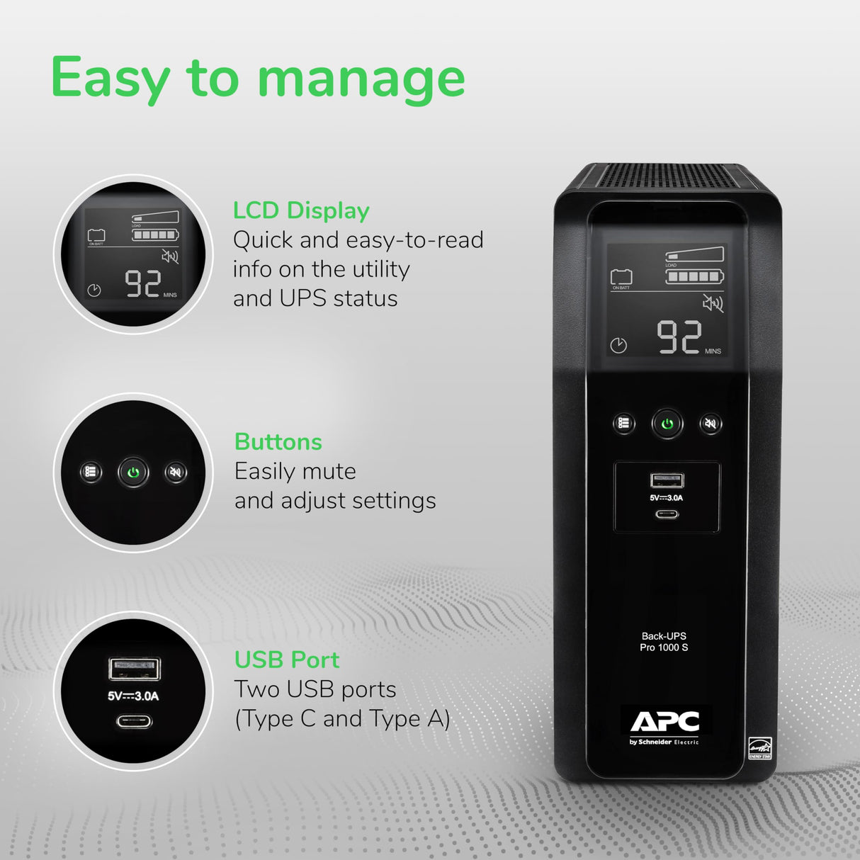 APC BACK UPS PRO 1000VA