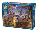 Cobble Hill 500 Piece Puzzle - Deer and Pheasant - Sample Poster Included