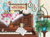 Ravensburger Piano Cat Jigsaw Puzzle - 750-piece Large Format | Unique Softclick Technology | Vibrant, Glare-Free Imagery | Sustainable Forestry Materials