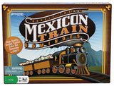 Mexican Train Dominoes - Beautiful Color Dot Double 12 Dominoes Set - Includes Train Markers and Hub by Pressman Multi Color, 5"