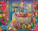 Springbok's 1000 Piece Jigsaw Puzzle Flower Shop - Made in USA