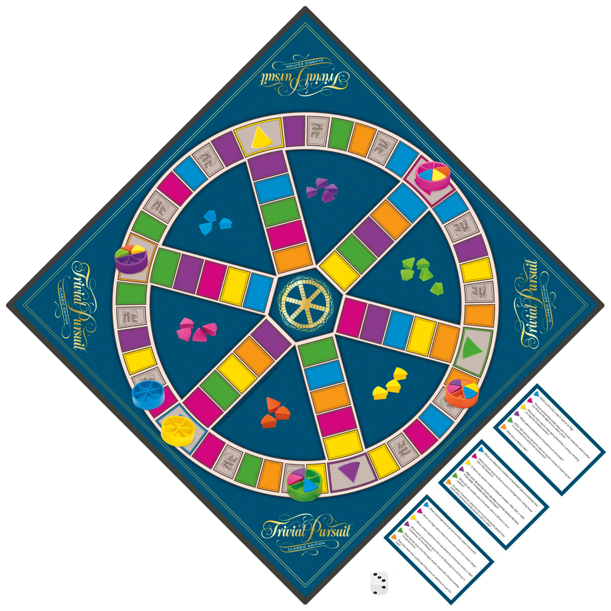 Trivial Pursuit Classic Edition Board Game for Adults and Teens Ages 16 and Up, Trivia Game for 2-6 Players