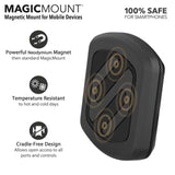 Scosche - Magicmount Dash/window Mount - Black