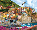 White Mountain Cinque Terre, Italy - 1000 Piece Jigsaw Puzzle