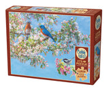 Cobble Hill 275 Piece Easy-Handling Puzzle - Blossom Festival - Sample Poster Included