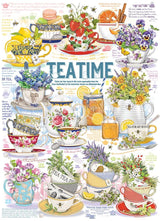 Cobble Hill 1000 Piece Puzzle - Tea Time - Sample Poster Included