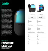 Sway - Minioke Led Go Bluetooth Karaoke Speaker - Black