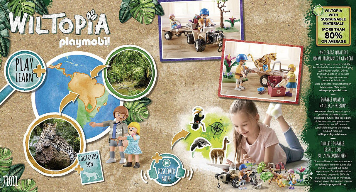 Playmobil Wiltopia Animal Rescue Quad