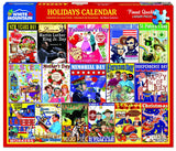 White Mountain Puzzles Holiday Calendar, 1000 Pieces Jigsaw Puzzle