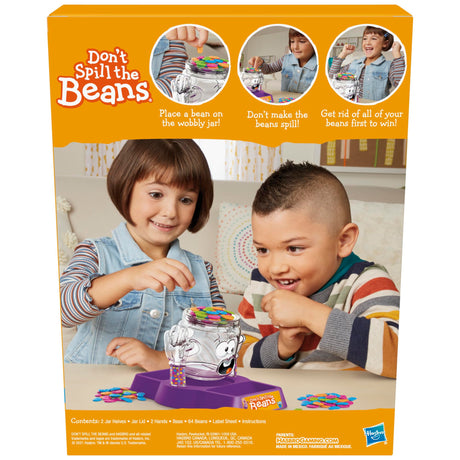 Hasbro Gaming Don't Spill The Beans Game | Balancing Board Game for Boys & Girls | Kids Preschool Games for Girls & Boys | 2 Players | Ages 3+