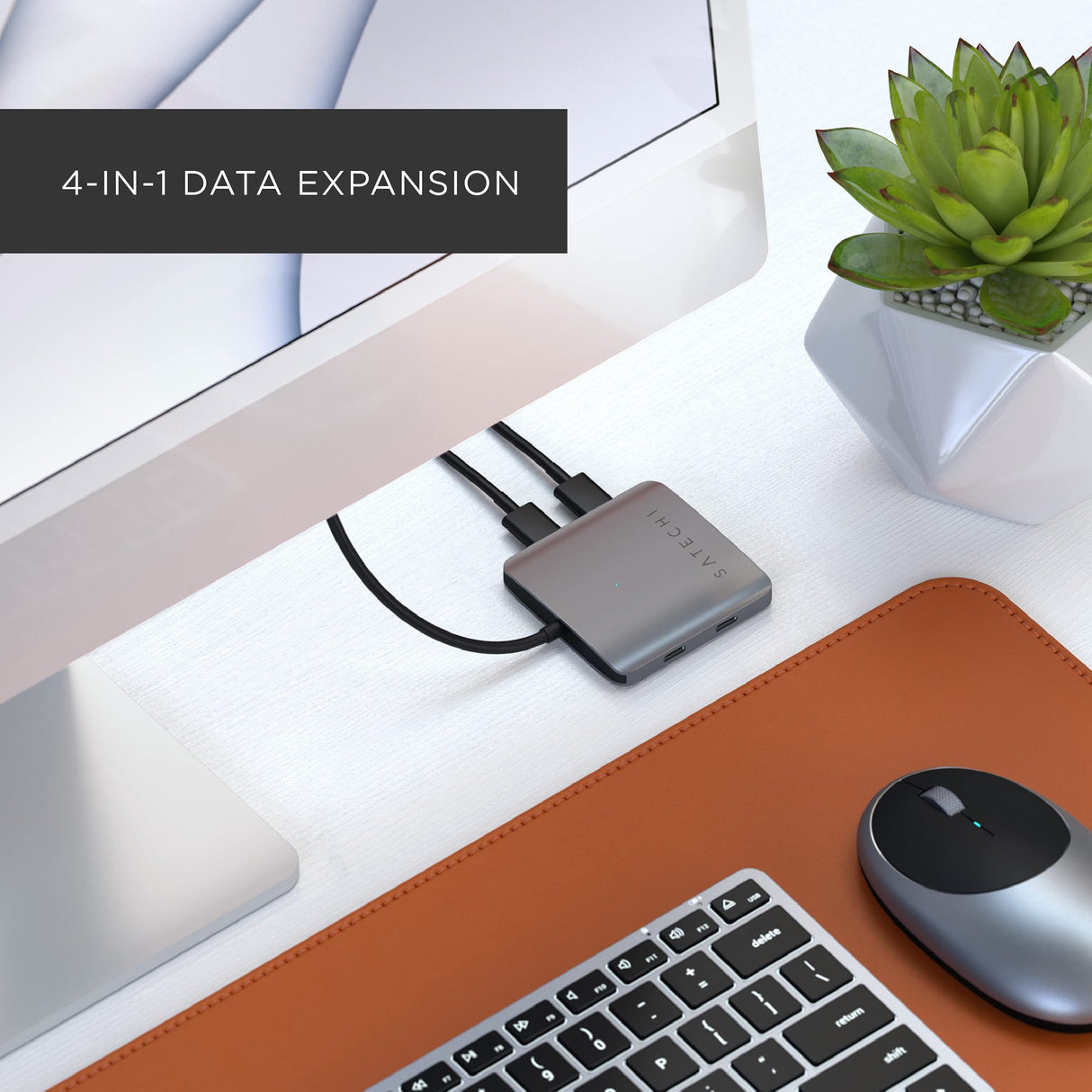 Satechi - 4 Port Usb C Hub - Space Gray