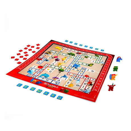 Hasbro Gaming Scrabble Junior Board Game | 2-4 Players | Family Educational Word Games for Kids | Back to School Gifts for Classroom | Ages 5+