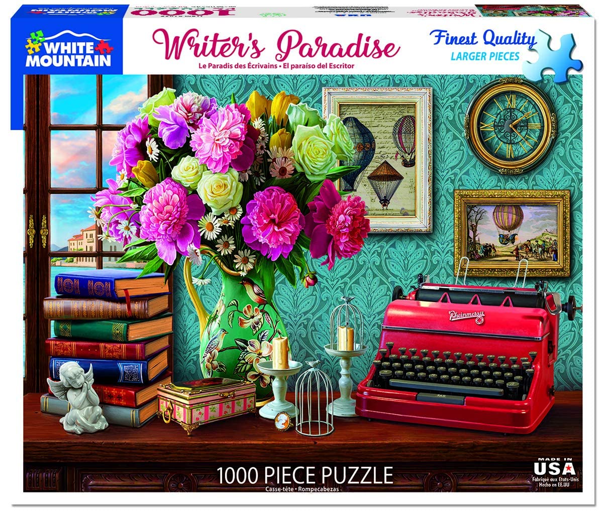 White Mountain Puzzles Writer’s Paradise - 1000 Piece Jigsaw Puzzle