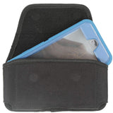 TEKYA LARGE TOUGH TEK BLACK HORIZONTAL POUCH WITH MAGNETIC CLOSURE