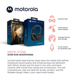 Motorola - Xt120 Wired Over Ear Headphones - Black