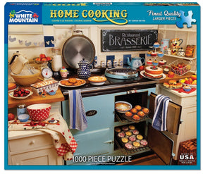 White Mountain Puzzles - Home Cooking - 1000 Piece Jigsaw Puzzle