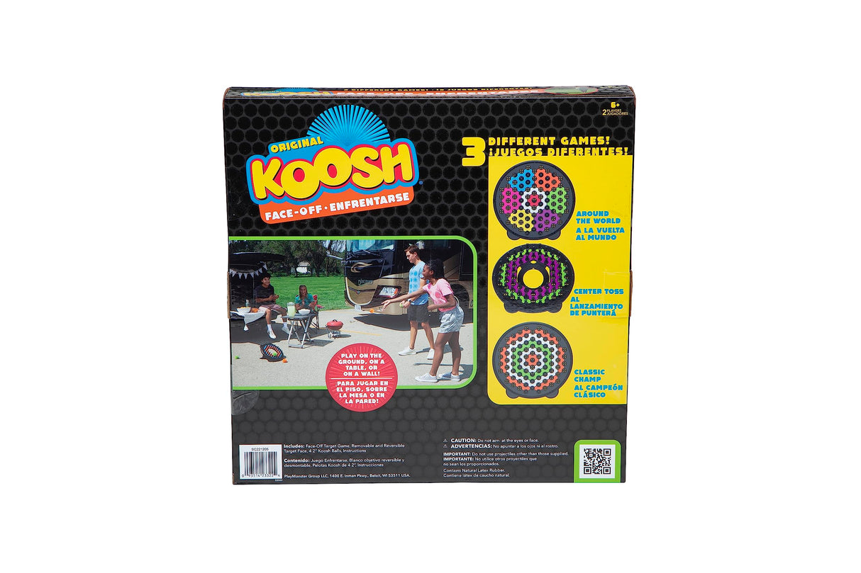 Koosh Face-Off - 3-in-1 Target Game - Head-to-Head Play - Outdoor Sports Fun - Ages 6+